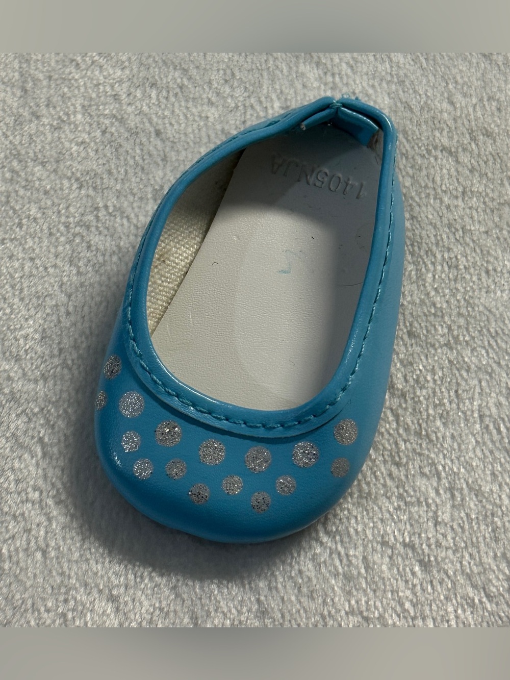 FREE W/PURCHASE! AMERICAN GIRL truly me blue sparkly ballet flat replacement